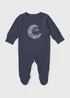 Baby Navy First Eid Sleepsuit (Newborn-23mths) - Up to 1 Month Image 1
