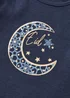 Baby Navy First Eid Sleepsuit (Newborn-23mths) - Up to 1 Month Image 2
