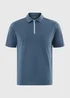 Dark Blue Cotton Polo Top - Extra small Image 4