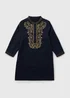 Boys Navy Kurta Shirt (1-7yrs) - 1 to 1 half years Image 1