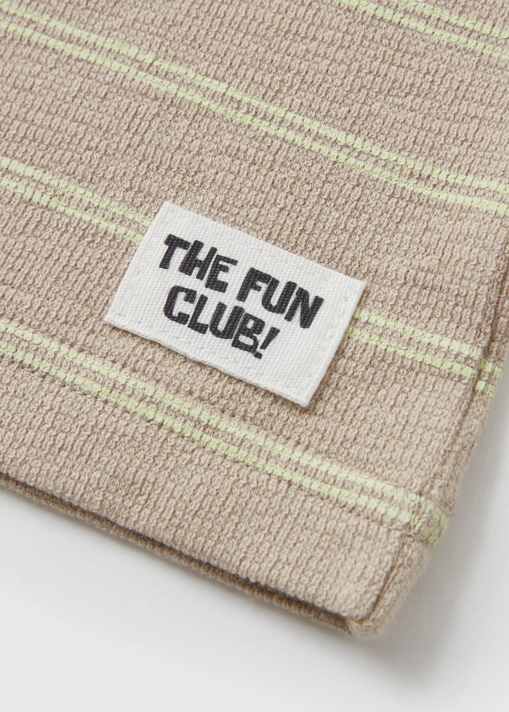 Boys Beige Textured Stripe T-Shirt (1-7yrs) - 1 to 1 half years Image 2