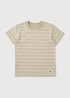 Boys Beige Textured Stripe T-Shirt (1-7yrs) - 1 to 1 half years Image 1