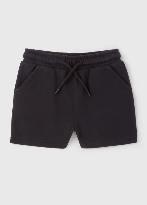 Boys Navy Jogger Shorts (1-7yrs) - 1 to 1 half years Image 1