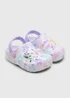 Bluey Girls Lilac Badge Clogs (Younger 4/5-8/9) - Size 4 -5 infants Image 1
