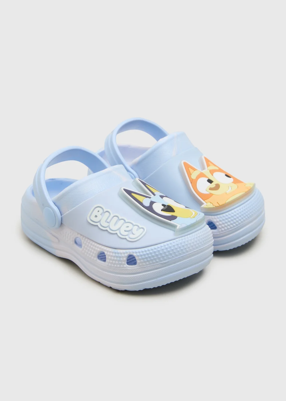 Bluey Kids Blue Light Up Clogs (Younger 4/5-8/9) - Size 4 -5 infants Image 1