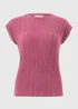 Pink Textured T-Shirt - Size 8 Image 4