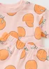 Baby Pink Peach Top & Short Set (Newborn-23mths) - Up to 1 Month Image 2