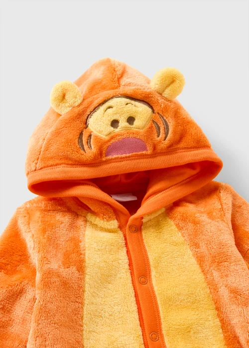 Winnie The Pooh Baby Orange Tigger Pramsuit (Newborn-18mths) - Up to 1 Month Image 2