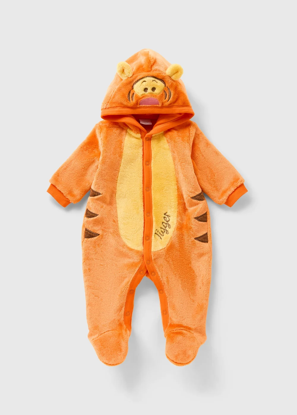 Disney Winnie The Pooh Baby Orange Tigger Pramsuit (0-18mths) - Up to 1 Month Image 3