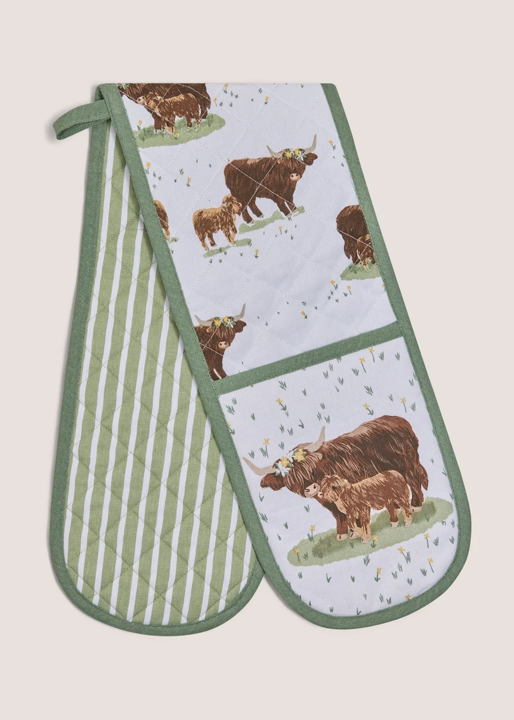 Highland Cow Oven Gloves Image 1