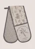Kitchen Co Veg Print Oven Gloves Image 1