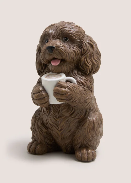 Cockapoo Puppy With Mug Ornament Image 1
