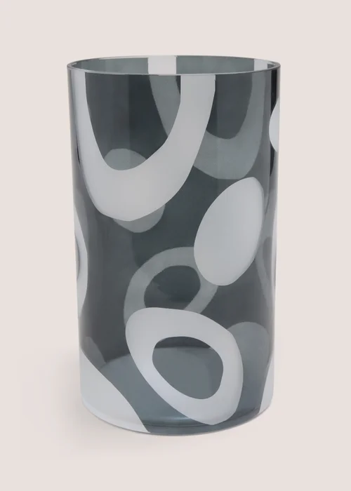 Grey Geo Large Vase Image 1