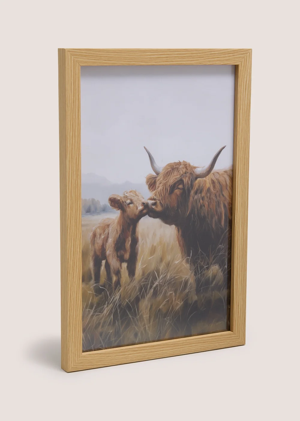 Mum & Baby Cow Wall Art Image 1