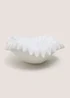 White Rib Wavy Bowl Image 1