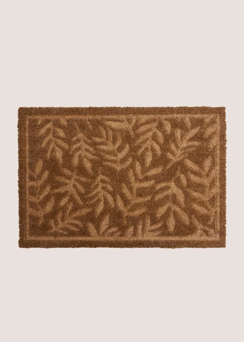 Leaf Embossed Door Mat Image 1