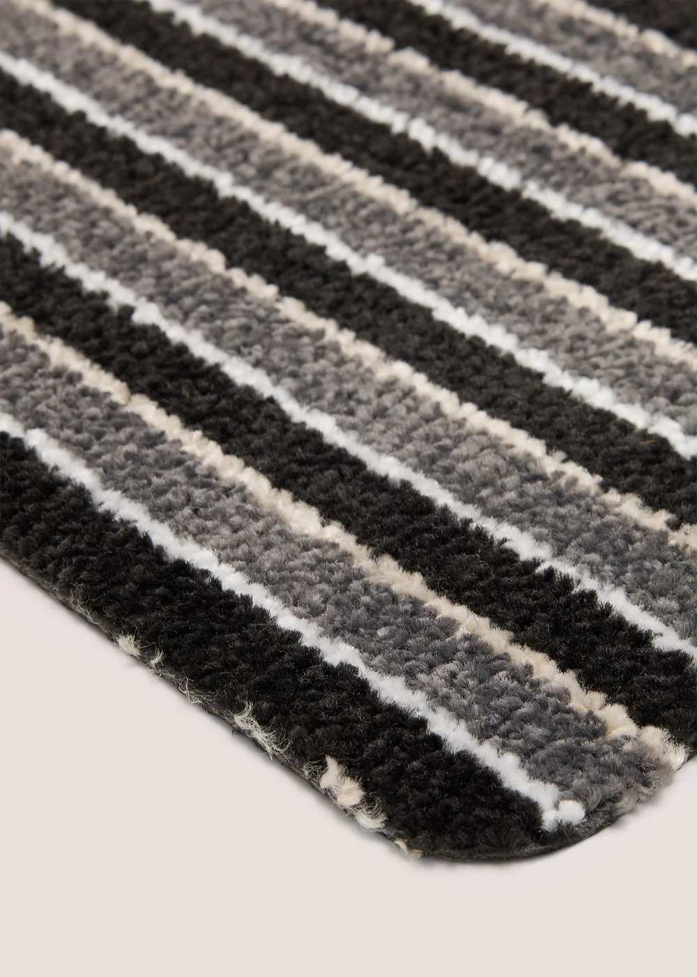 Grey Costa Stripe Small Mat Image 2
