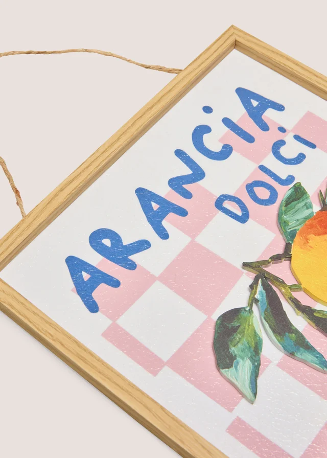 Apulia Orange Wall Art