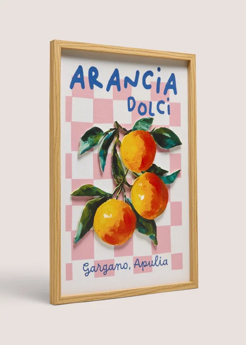 Apulia Orange Wall Art Image 1