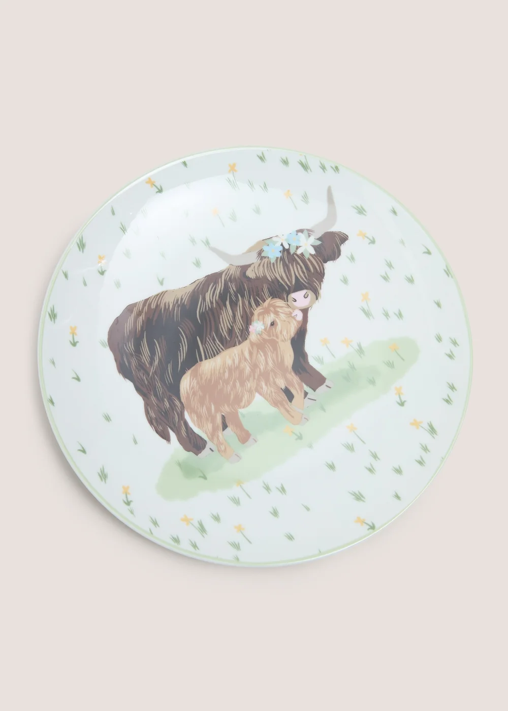 Highland Cow Dinner Plate Image 2
