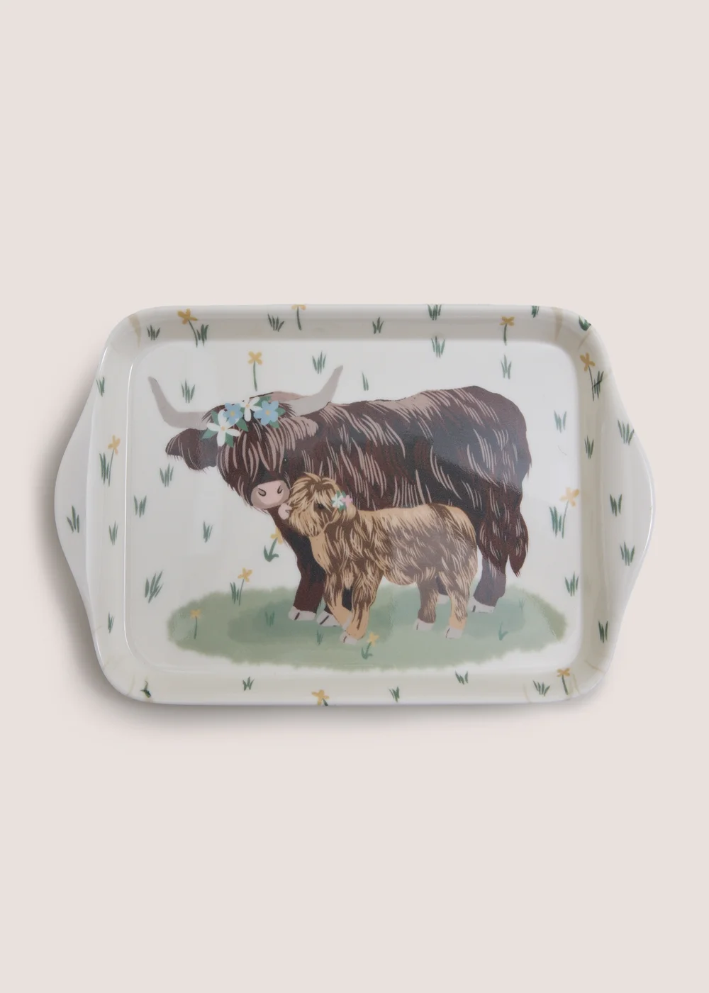 Highland Cow Tea Tray Image 1
