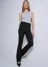 Black Flare Jeggings - Size 08 29 leg Image 1