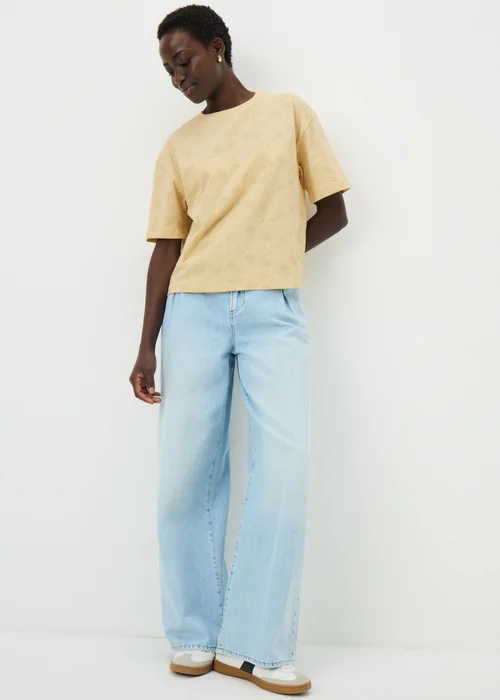 Butter Embroidered Box Top - Small Image 2