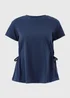 Navy Tie Side T-Shirt - Small Image 1