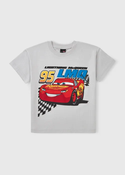 Cars Boys Grey Lightning McQueen 95 T-Shirt (1-7yrs) - 1 to 1 half years Image 1