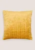 Yellow Textured Cushion Image 1