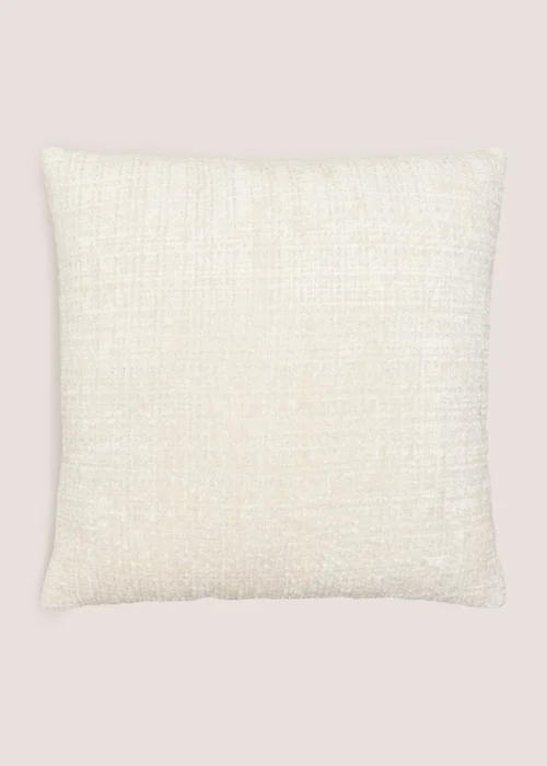 Neutral Textured Cushion Image 1