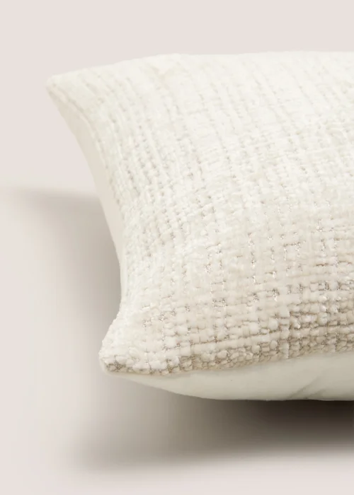 Neutral Textured Cushion Image 2