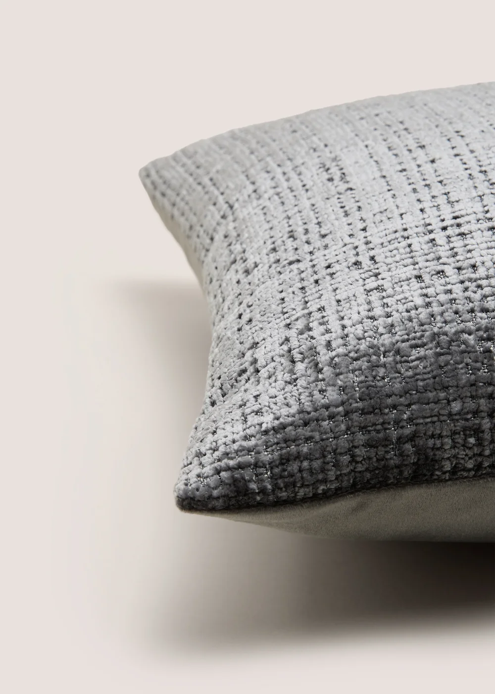 Charcoal Textured Cushion Image 2