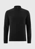Souluxe Black 1/4 Zip Base Layer Fleece - Small Image 4