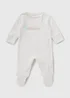 Cream Mother's Day Sleepsuit - First Size Image 1
