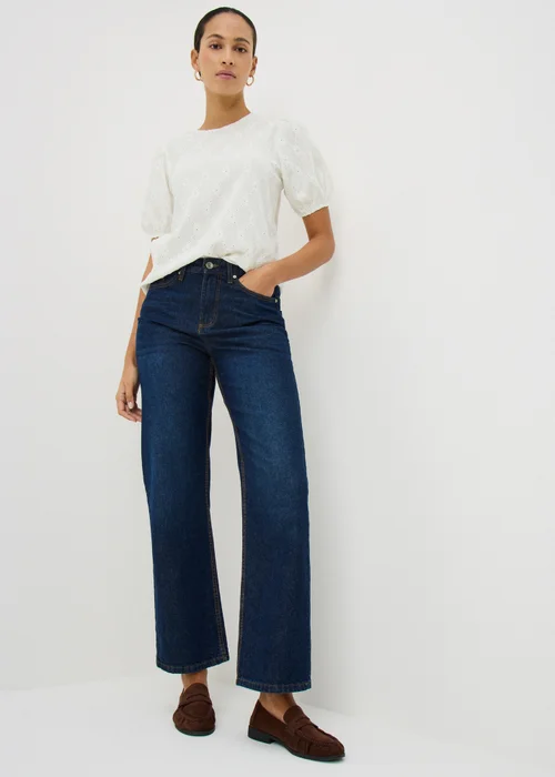 Cream Textured Puff Sleeve Top - 10 Image 1