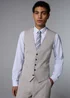 Taylor & Wright Langham Stone Herringbone Suit Waistcoat - Extra small Image 1
