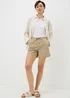Camel Pull On Shorts - Size 12 Image 1