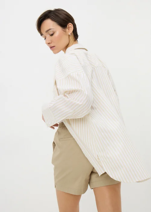 Camel Pull On Shorts - Size 12 Image 3