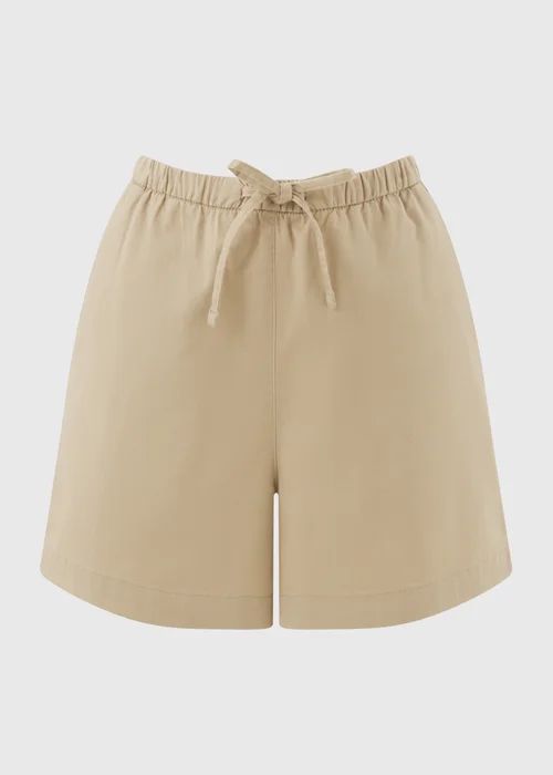 Camel Pull On Shorts - Size 12 Image 4