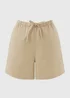 Camel Pull On Shorts - Size 12 Image 4
