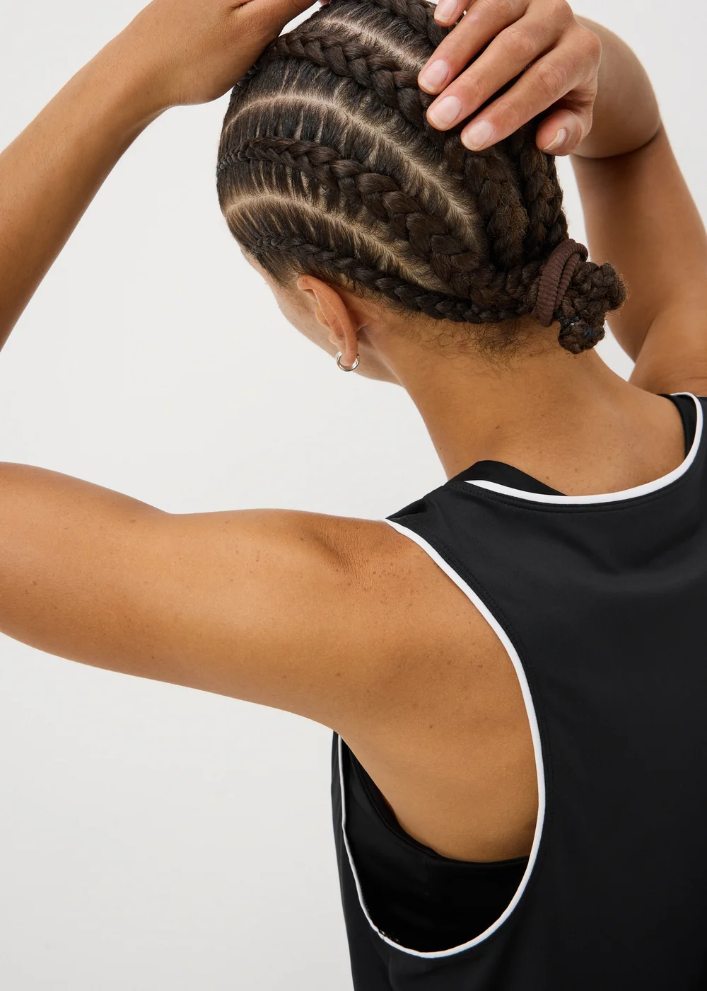 Souluxe Black Piped Vest Top - M Image 2