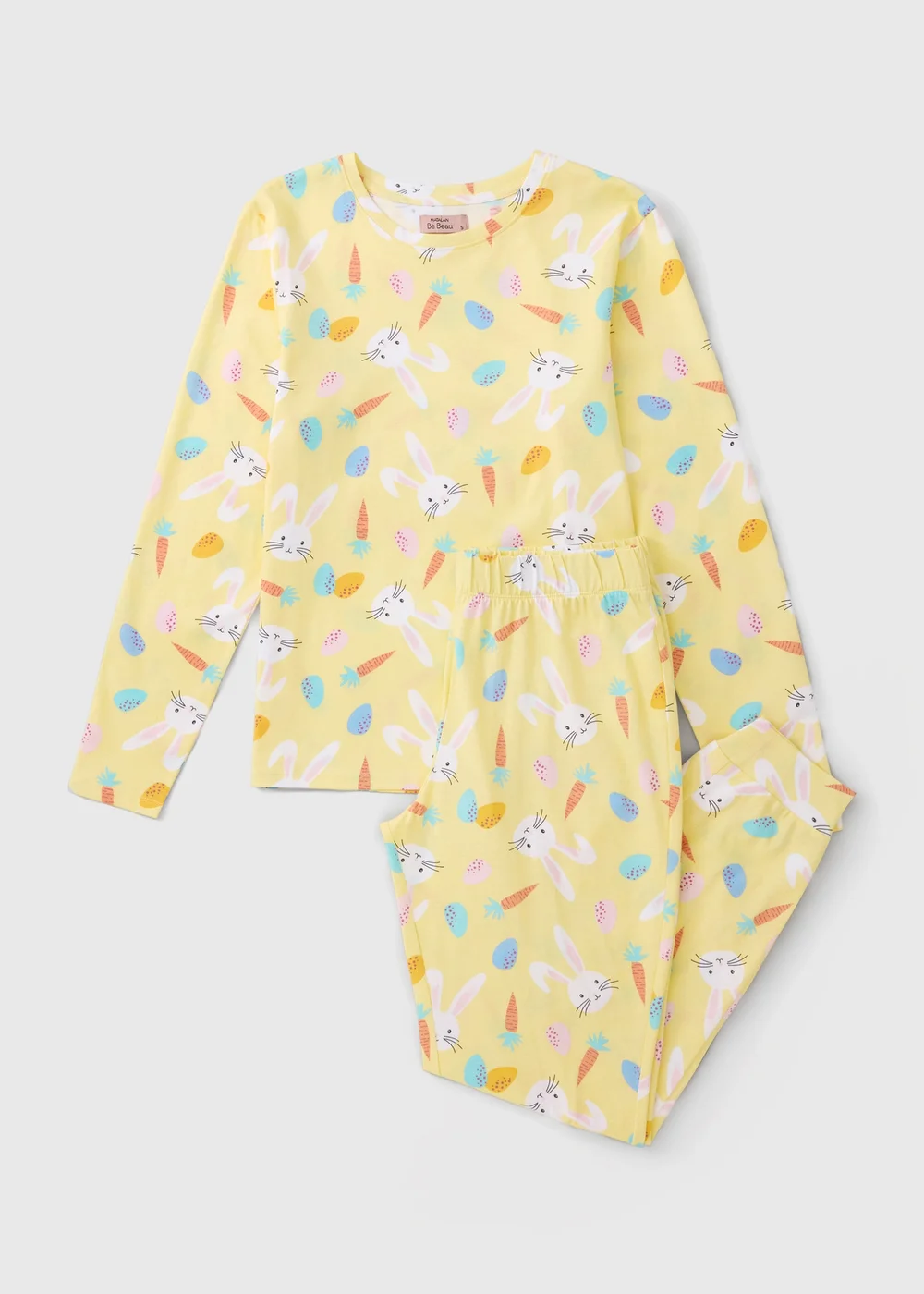 Yellow Easter Bunny Matching Family Pyjama Set - Medium Image 2