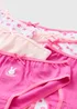 7 Pack Girls Pink Knickers (1-11 Years) - 1.5 - 2 Years Image 2