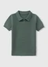 Boys Sage Knit Polo Top (1-7yrs) - 1 to 1 half years Image 1