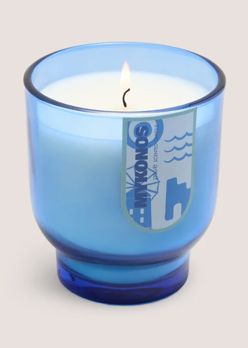 Blue Mykonos Candle Image 2