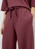 Raspberry Scuba Wide Leg Co Ord Trousers - Size 20 29 leg Image 2
