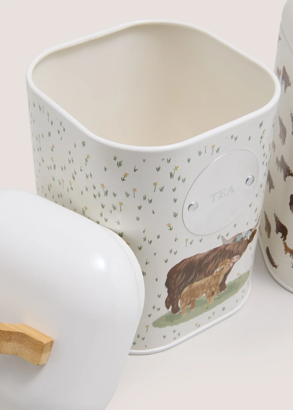 3 Piece Highland Cow Canisters Image 2