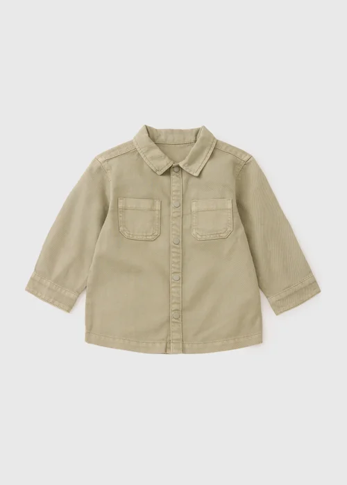 Boys Sage Woven Shacket (1-7yrs) - 1 to 1 half years Image 1