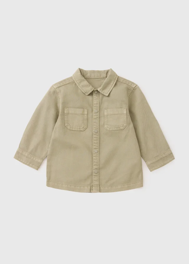 Boys Sage Woven Shacket (1-7yrs)